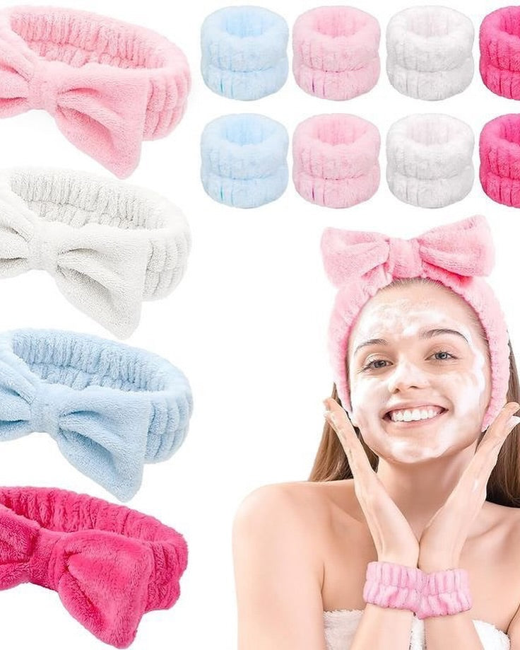 Set balaca + muñequeras skincare