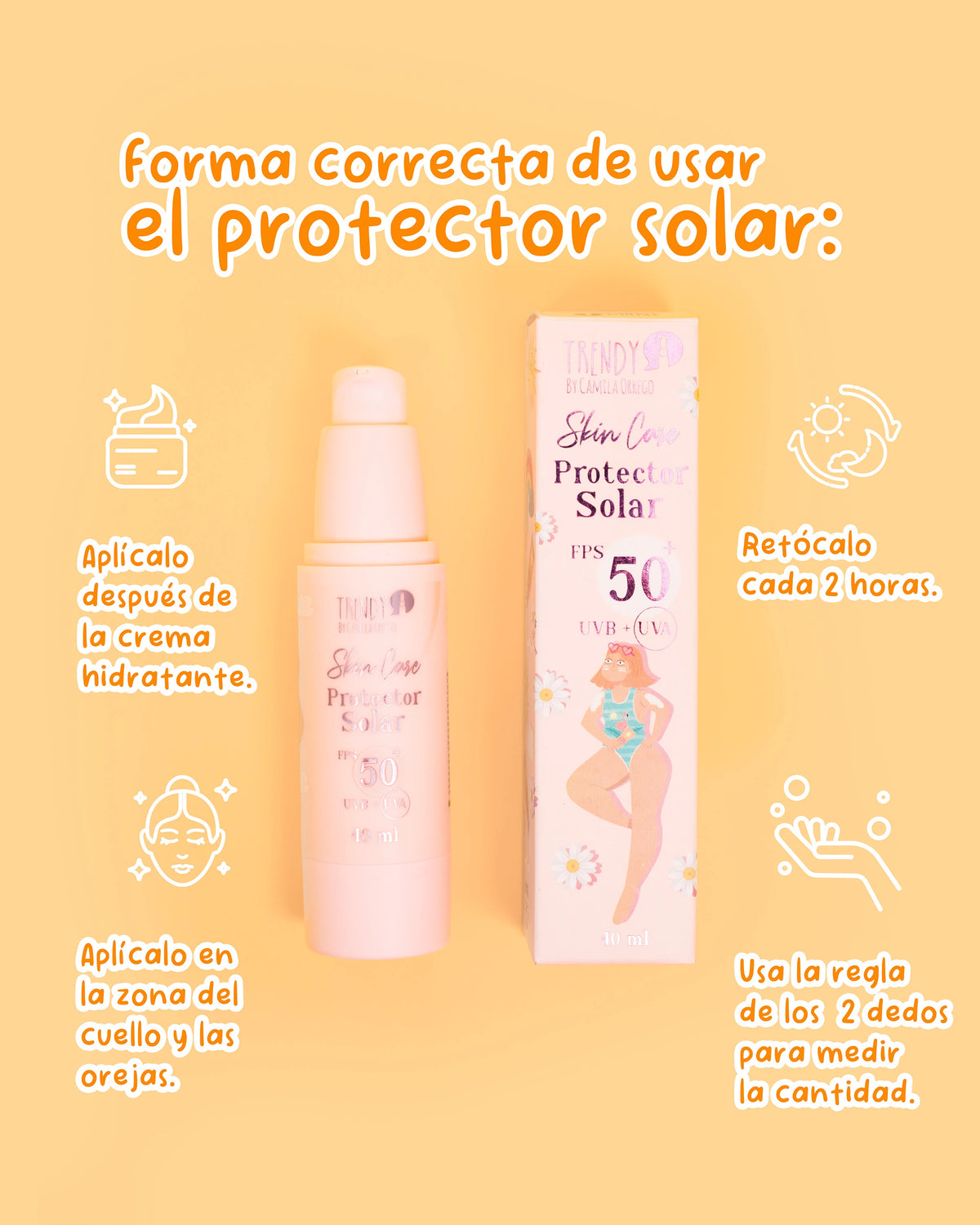 Protector Solar Facial 40ml Trendy