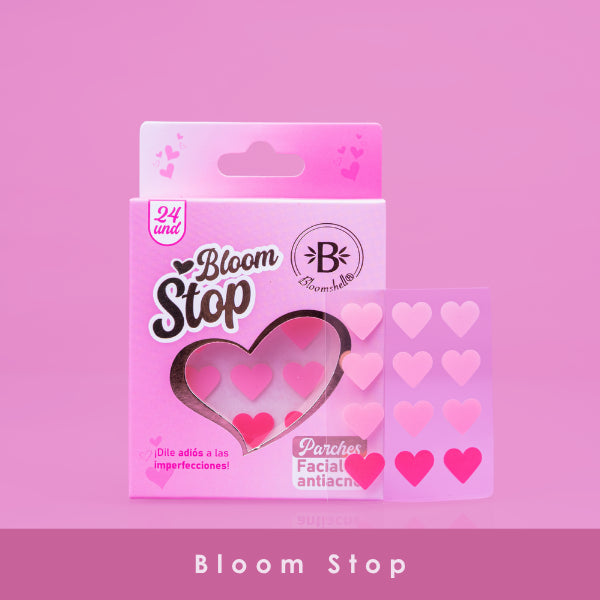 Parches Antiacne Corazon Bloom Stop Bloomshell