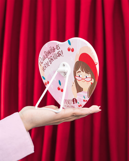 Espejo Corazón Trendy