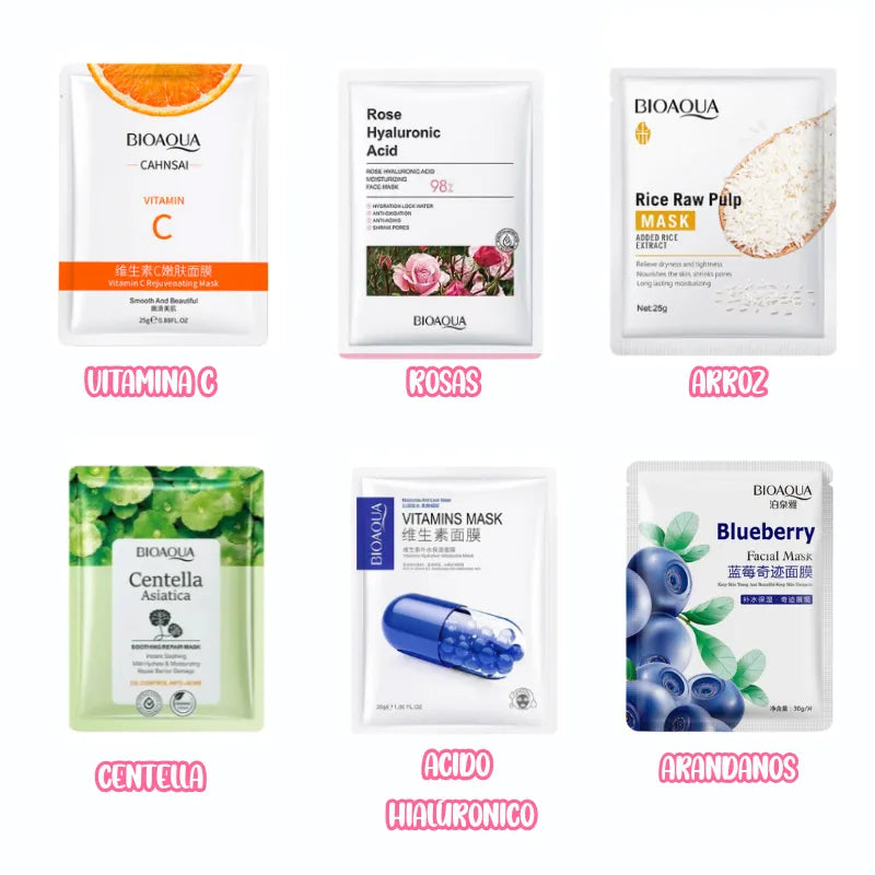 Mascarilla en velo Bioaqua