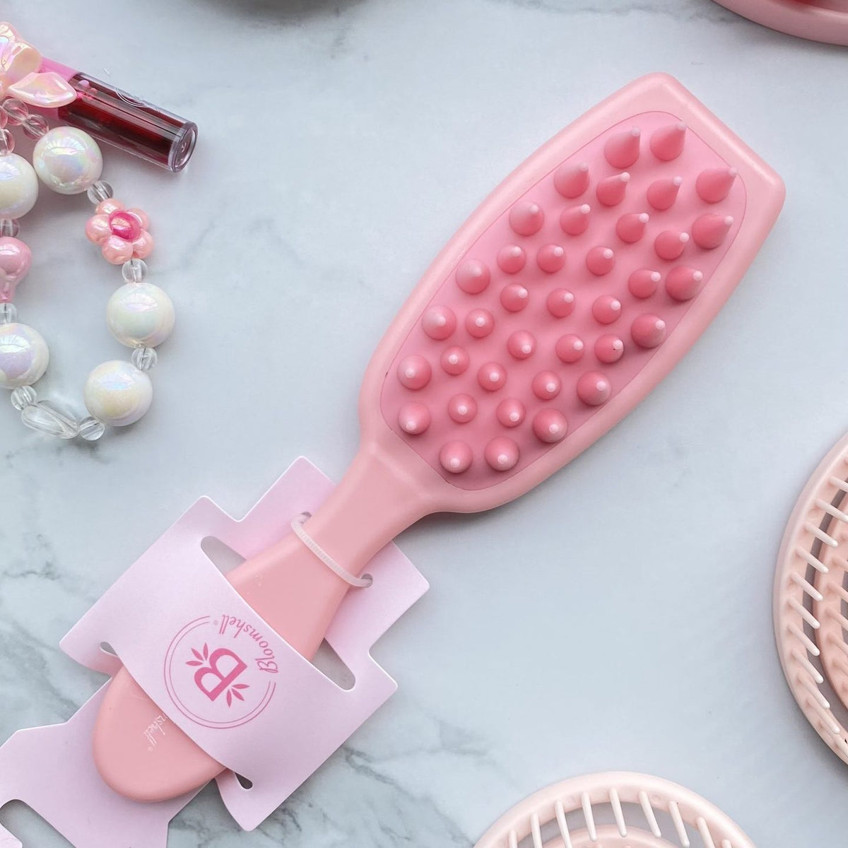 Cepillo masajeador para el cabello bloom relax bloomshell