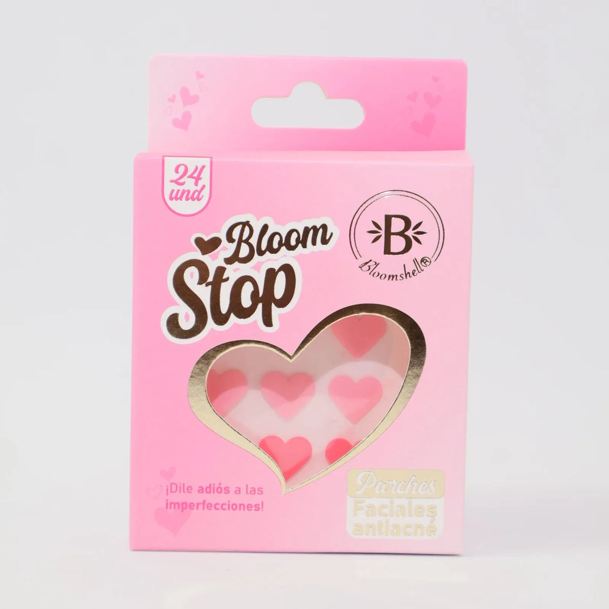 Parches Antiacne Corazon Bloom Stop Bloomshell