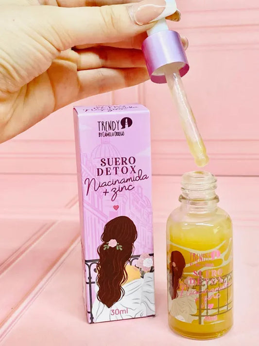 Suero Detox Niacinamida + Zinc 30ml Trendy