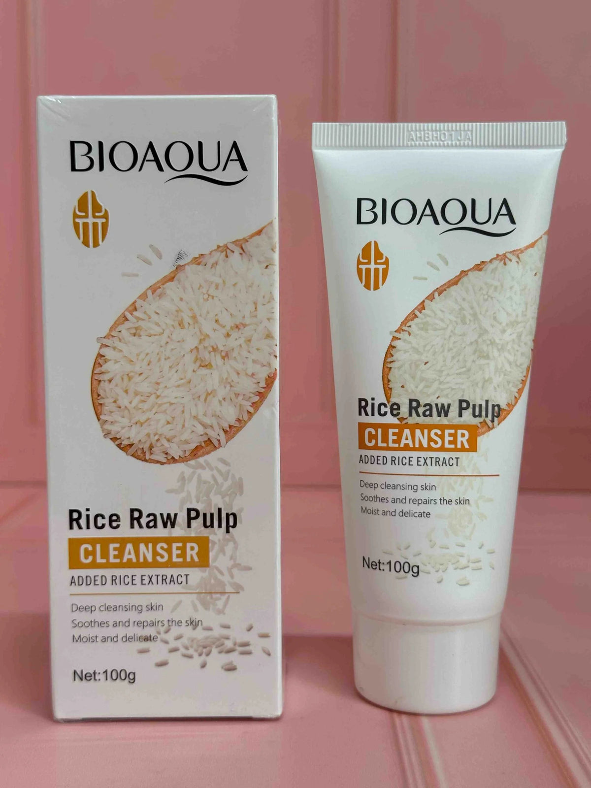Jabón Limpiador Facial de Arroz Bioaqua